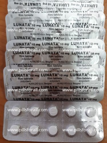 Ambien generic Lunata zolpidem 10mg  x 180 tabs. Delivery from Europe
